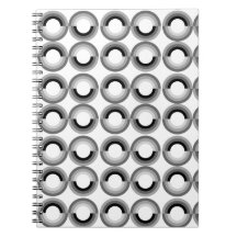 Caderno espiral dos arcos-íris do gótico