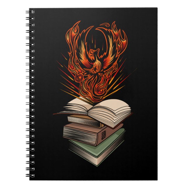 Caderno Espiral Dos Livros (Frente)