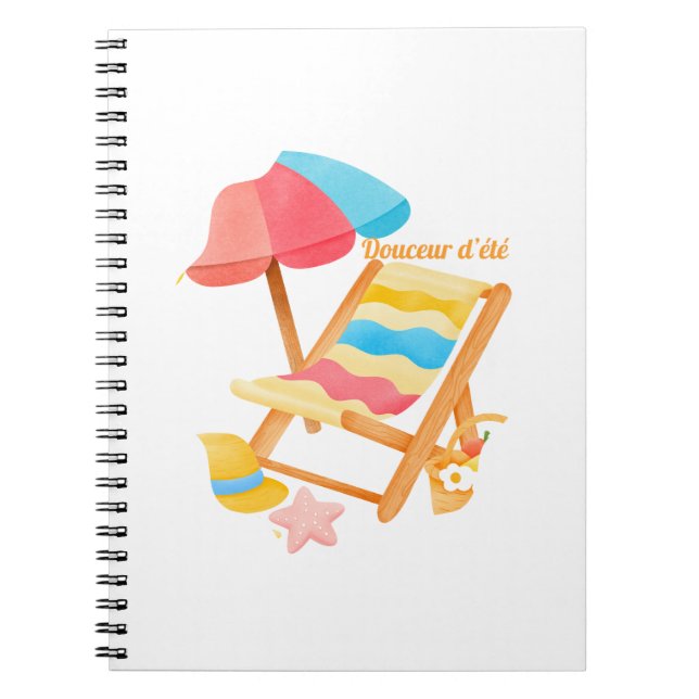 Caderno Espiral Douceur d'été (Frente)