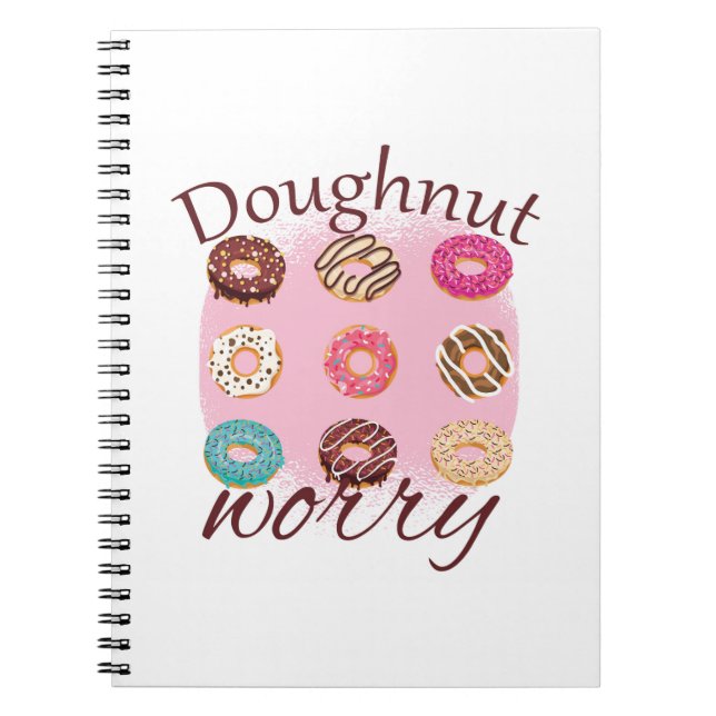 Caderno Espiral Doughnut Worry (Frente)