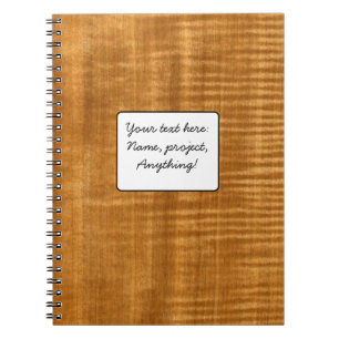 Caderno Espiral Douka Veneer Woodgrain Configurado Real
