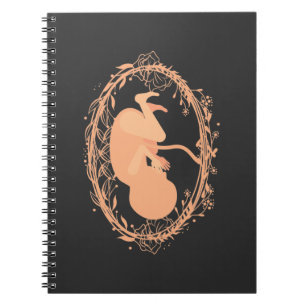 Caderno Espiral Doula Baby Pregnant Floral Doula Parteira Nascimen