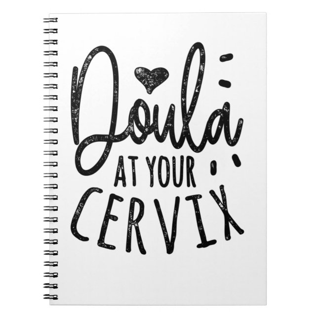 Caderno Espiral Doula No Seu Cervix (Frente)