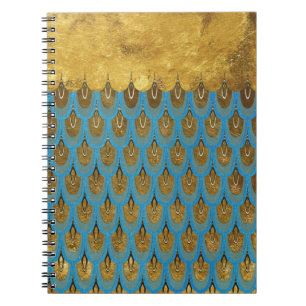 Caderno Espiral Dourada Princesa Brilhante, Scalse de Sereia