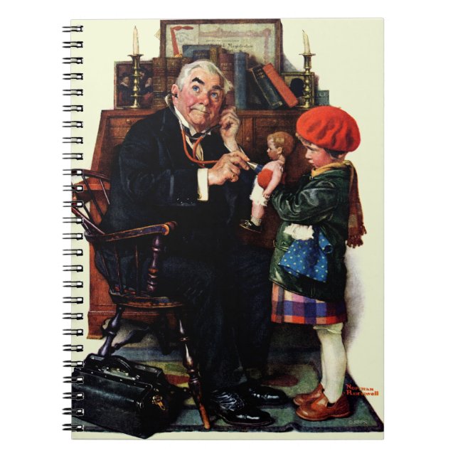 Caderno Espiral Doutor e a boneca (Frente)