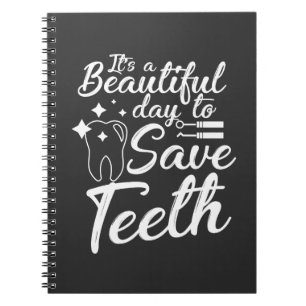 Caderno Espiral Doutor Presente Bonito Dia do dentista para salvar
