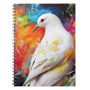 Caderno Espiral Dove Animal Discovery Adventure Planet Natureza