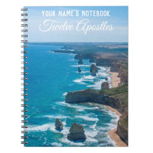 Caderno Espiral Doze Apostles Excelente Ocean Road Air Fotografia
