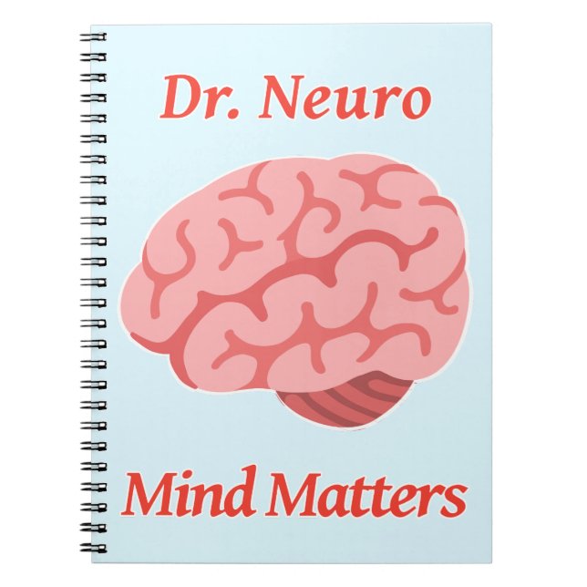 Caderno Espiral Dr. Neuro Mind Matters (Frente)