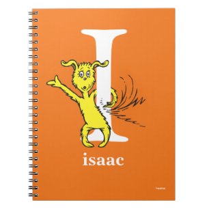 Caderno Espiral Dr. Seuss ABC: Letra I - Branco Adicione seu nom