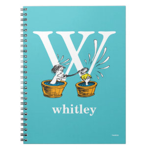 Caderno Espiral Dr. Seuss ABC: Letra W - Branco Adicione seu nom
