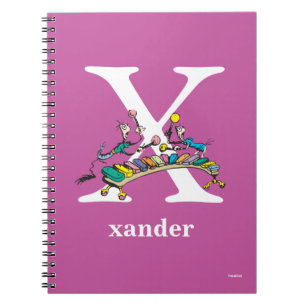 Caderno Espiral Dr. Seuss ABC: Letra X - Branco Adicione seu nom
