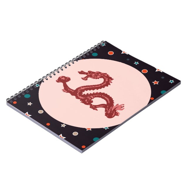 Caderno Espiral Dragão (Left Side)