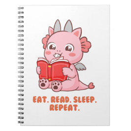 Caderno Espiral Dragão Axolotl