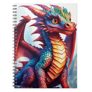 Caderno Espiral Dragão bebê