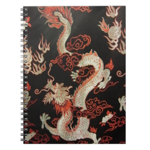 Caderno Espiral Dragão Chinês