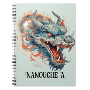 Caderno Espiral dragão chinês