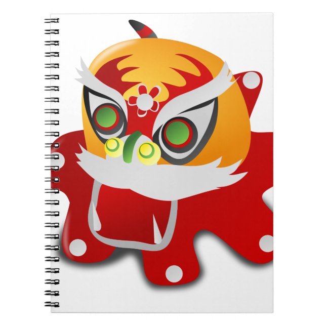 Caderno Espiral dragão chinês (Frente)