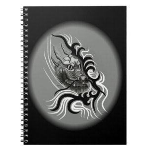 Caderno Espiral Dragão da China em Tattoostyle