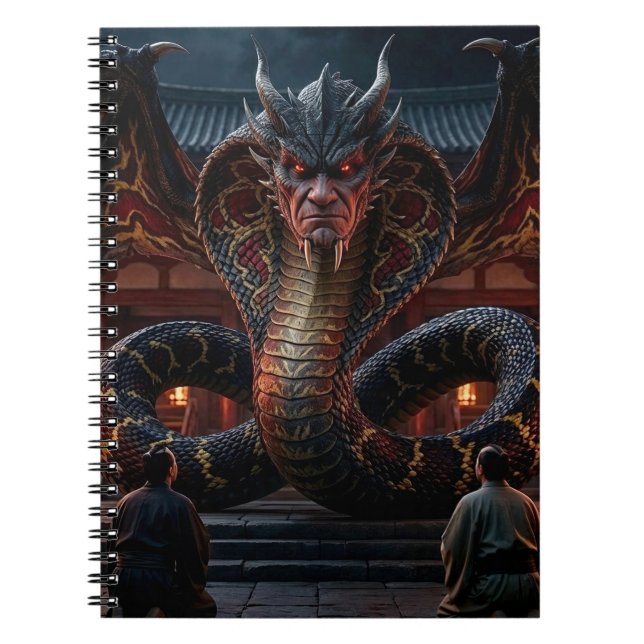 Caderno Espiral Dragão de Poder (Frente)