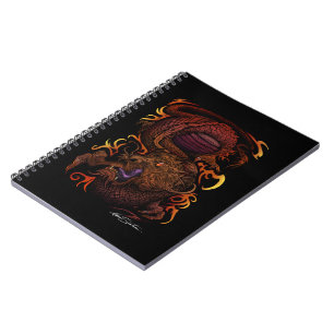 Caderno Espiral Dragão (Design de assinatura)