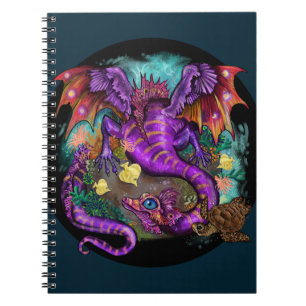 Caderno Espiral Dragão do Mar Aquático
