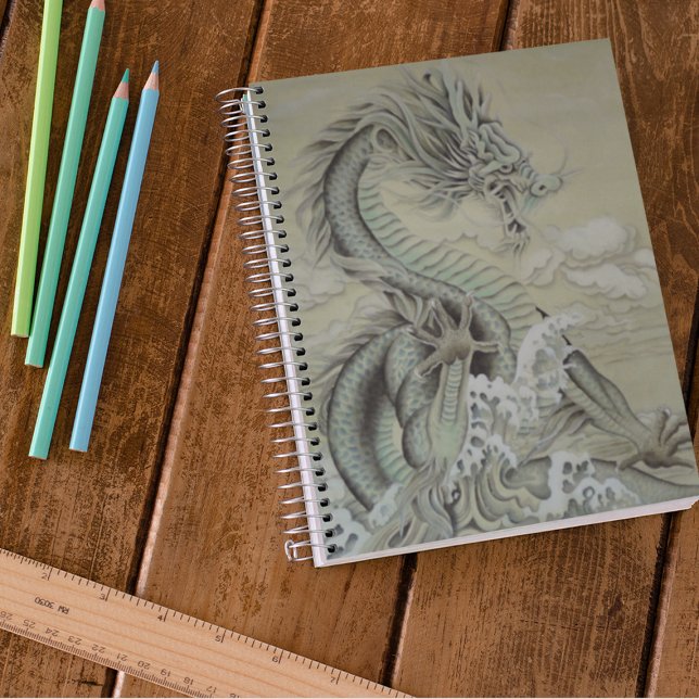 Caderno Espiral Dragão marinho (Criador carregado)