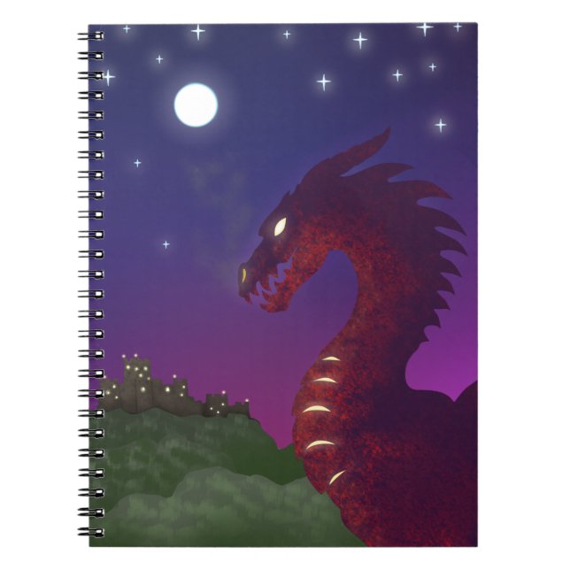 Caderno Espiral Dragão Medieval (Frente)