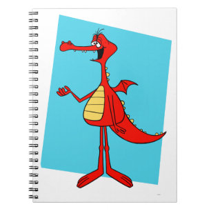 Caderno Espiral Dragão parvo