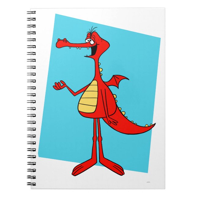 Caderno Espiral Dragão parvo (Frente)