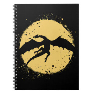 Caderno Espiral Dragão Voador
