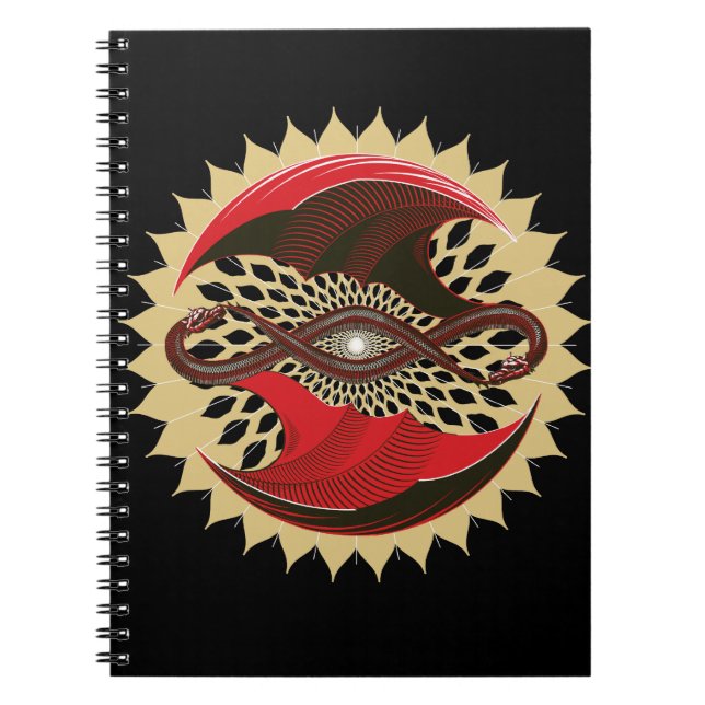 Caderno Espiral Dragões Invertidos (Frente)