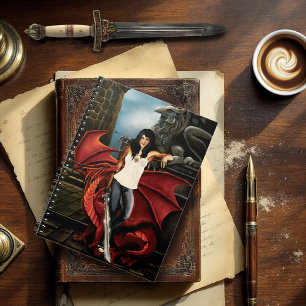 Caderno Espiral Dragon Adventure começa