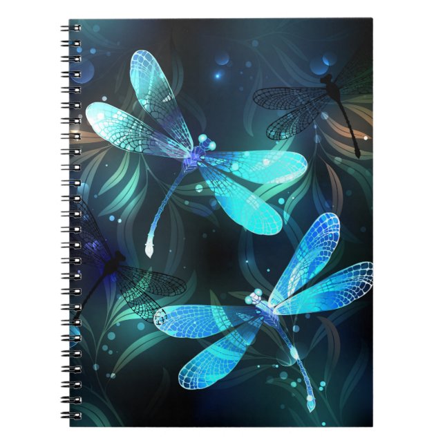 Caderno Espiral Dragonflies de lago (Frente)