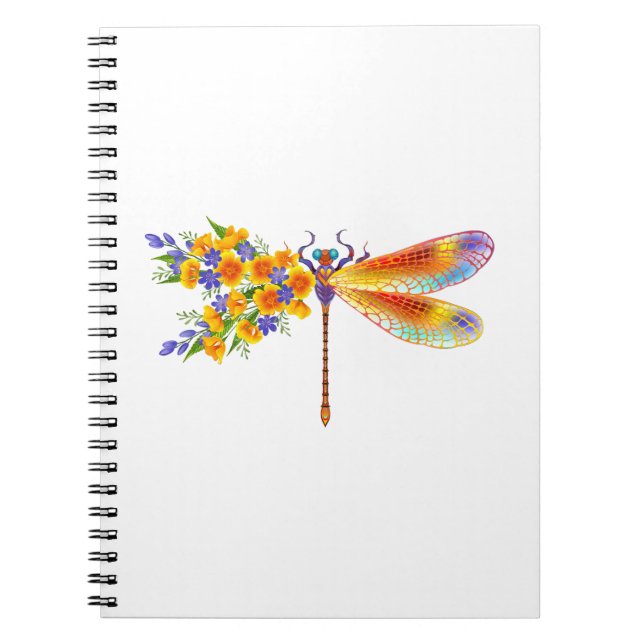 Caderno Espiral Dragonfly Amarelo (Frente)