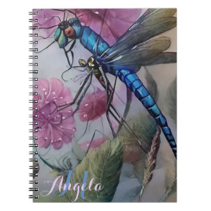 Caderno Espiral Dragonfly Azul-Cria,