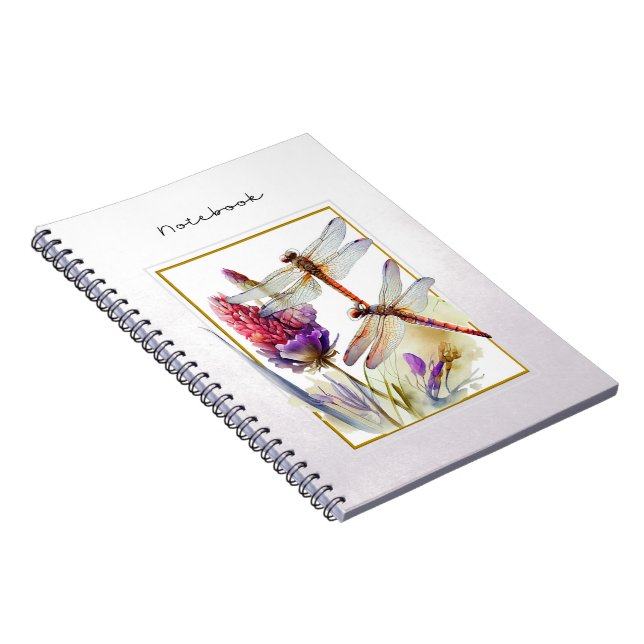 Caderno Espiral Dragonfly De Cód'água (Lado Direito)