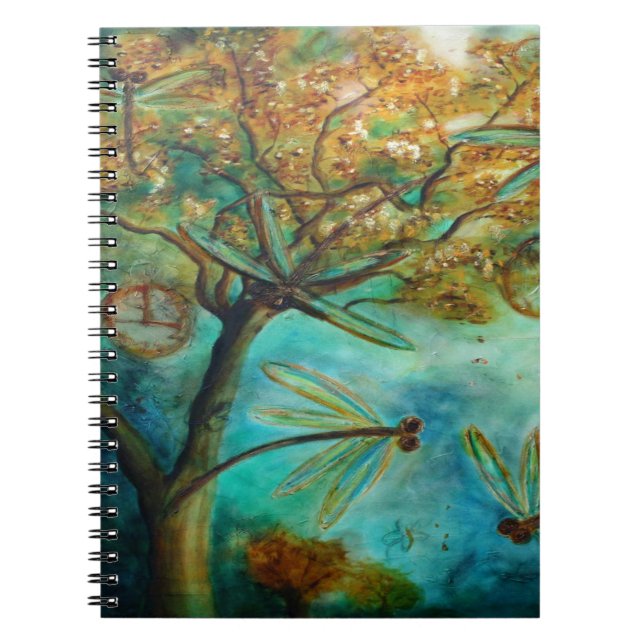Caderno Espiral Dragonfly Flirtation (Frente)