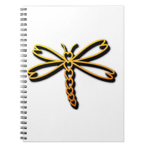 Caderno Espiral Dragonfly Heart