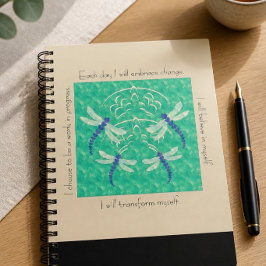 Caderno Espiral Dragonfly | Inspirational Spiral Notebook