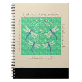 Caderno Espiral Dragonfly | Inspirational Spiral Notebook