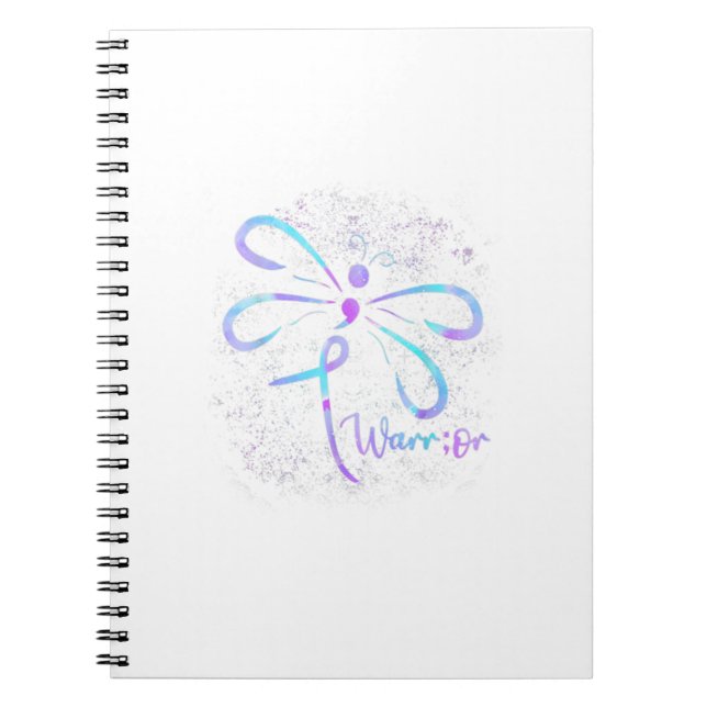 Caderno Espiral Dragonfly Semicolon Prevenção Suicídio Sensibiliza (Frente)