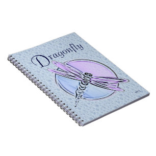 Caderno Espiral Dragonfly simbólica