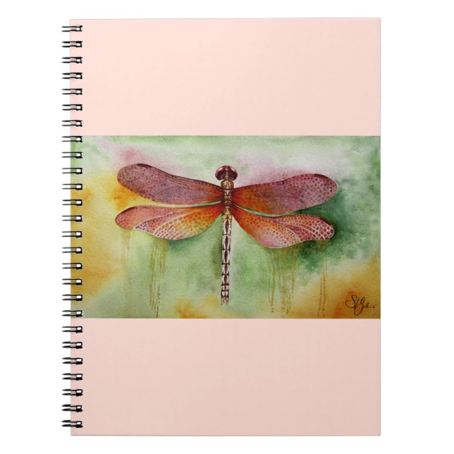 Caderno Espiral Dragonfly Sunset (Frente)