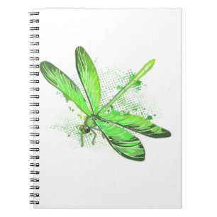 Caderno Espiral Dragonfly Verde