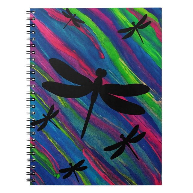 Caderno Espiral Dragonfly Watercolor (Frente)