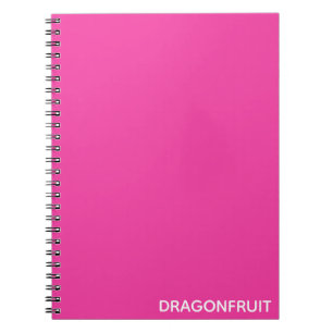 Caderno Espiral Dragonfruit pink color name