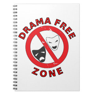Caderno Espiral Drama Free Zone