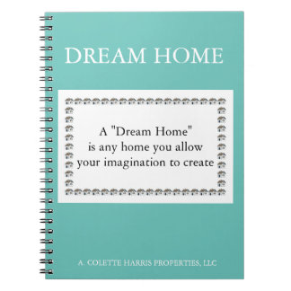 Caderno Espiral Dream Home Cote - Notebook Design 1
