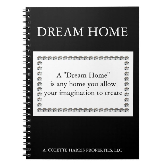 Caderno Espiral Dream Home Cote - Notebook Design 2 (Frente)